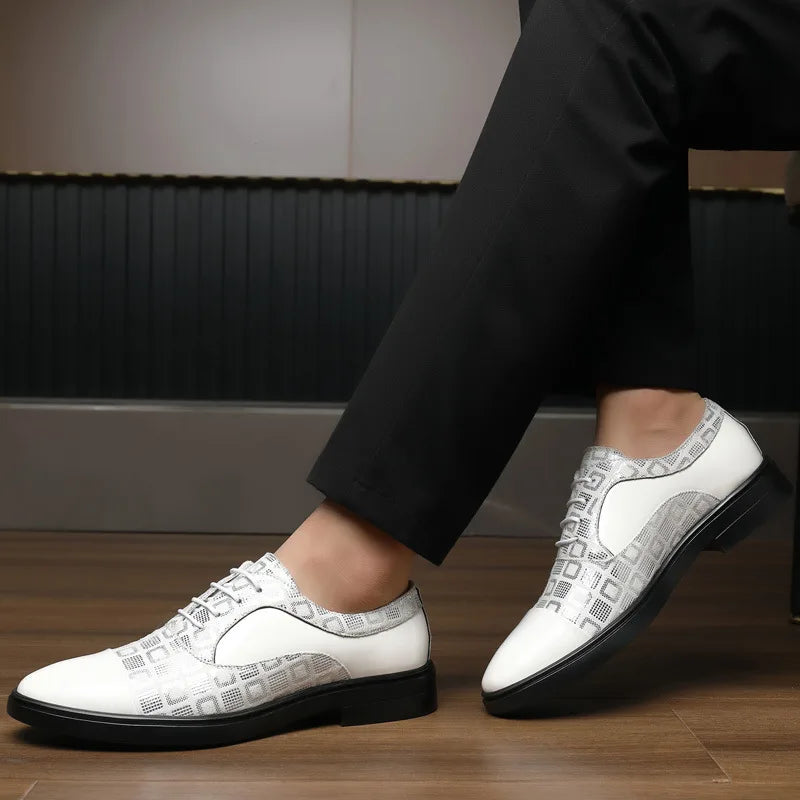 👑 Royal Business PU – Chaussure Costume Formelle