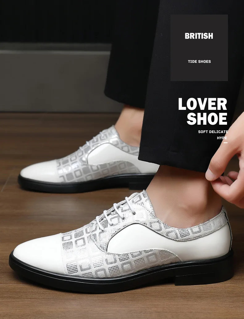 👑 Royal Business PU – Chaussure Costume Formelle