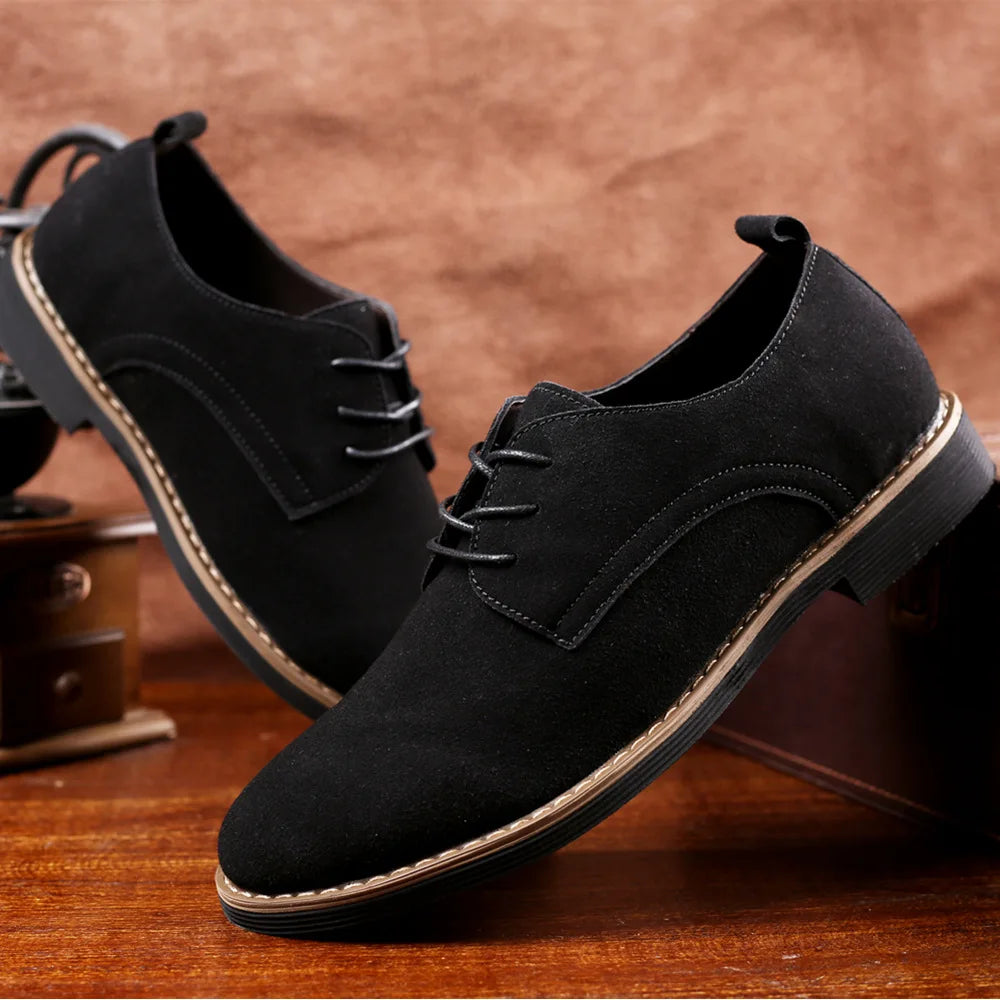 👑 Royal Oxford Suede – Grande Taille Disponible