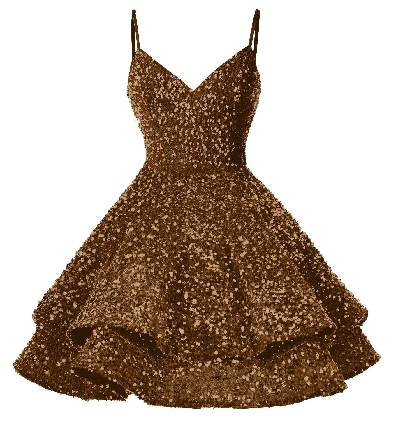 👑 QUEEN SEQUINS COL V — ROBE PROM SIGNATURE RUNWAY EDITION