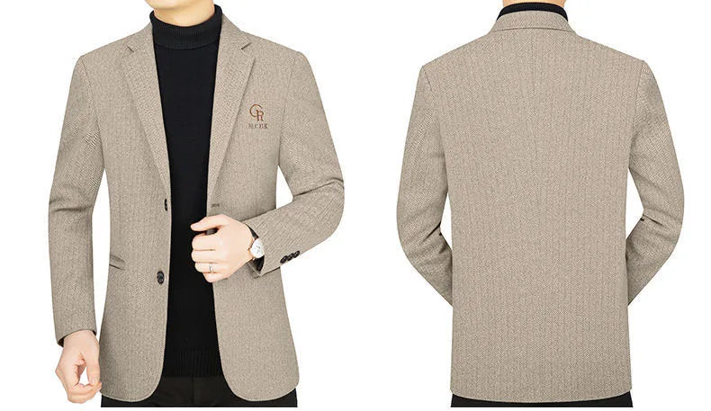 👑 KING WOOL BLAZER — VESTE BLAZER LAINE LUXE BUSINESS CASUAL SIGNATURE