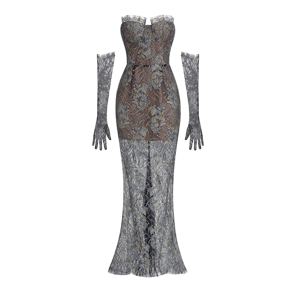 👑 QUEEN DENTELLE SIRÈNE — ROBE SIGNATURE