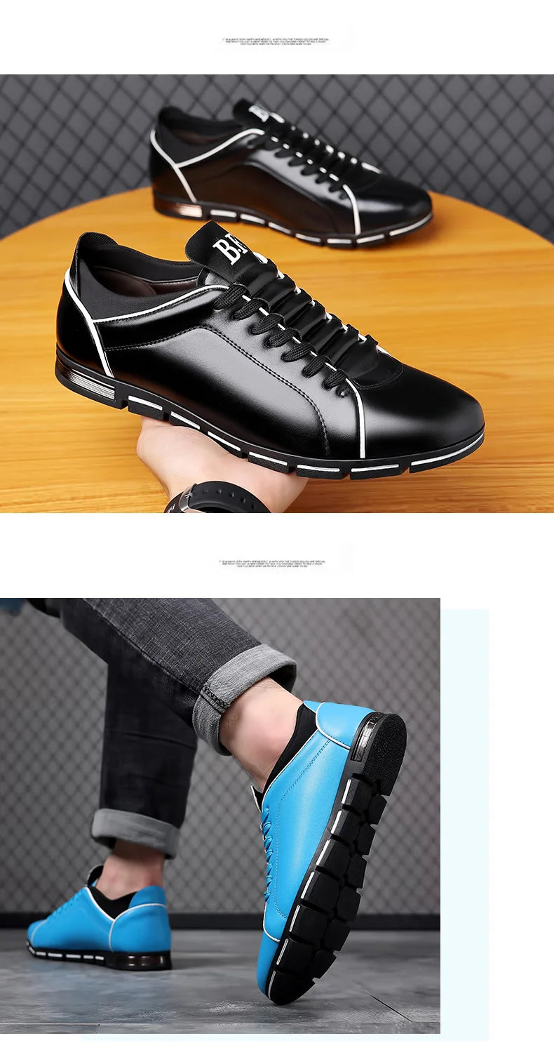 👑 King British Cuir – Loafer Casual Plat