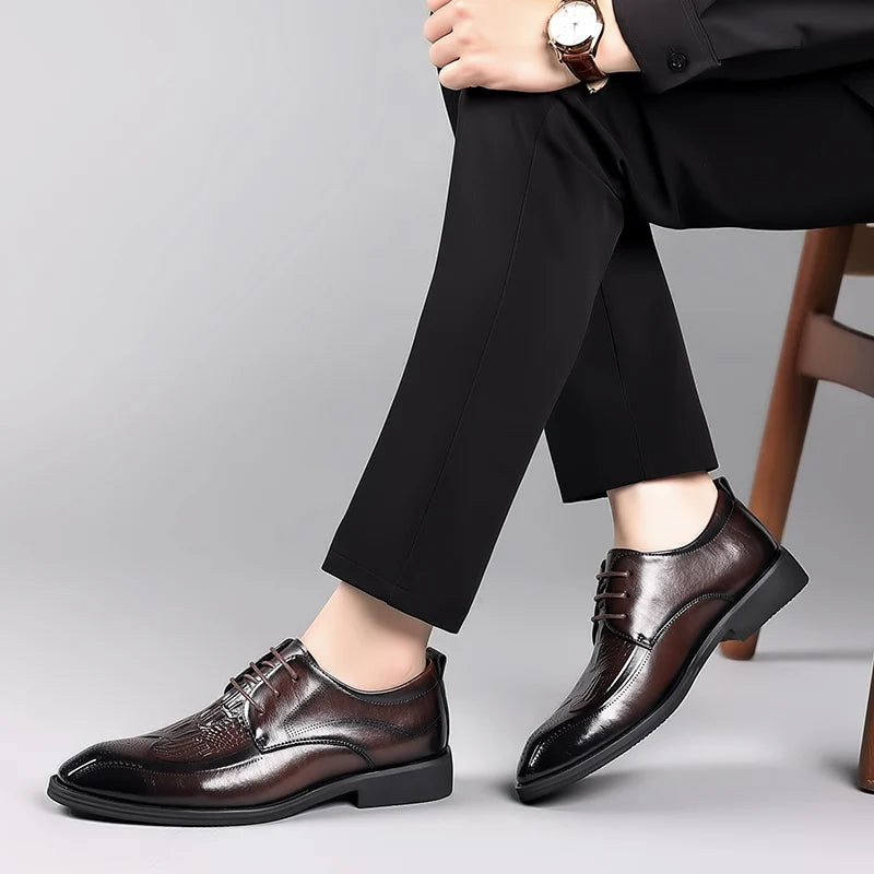 👑 King Derby Verni – Chaussure Banquet Prestige