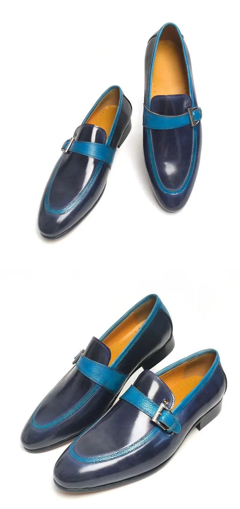👑 King Loafer Boucle Bleue – Casual Luxe