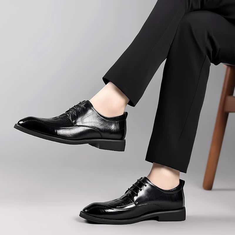 👑 King Derby Verni – Chaussure Banquet Prestige