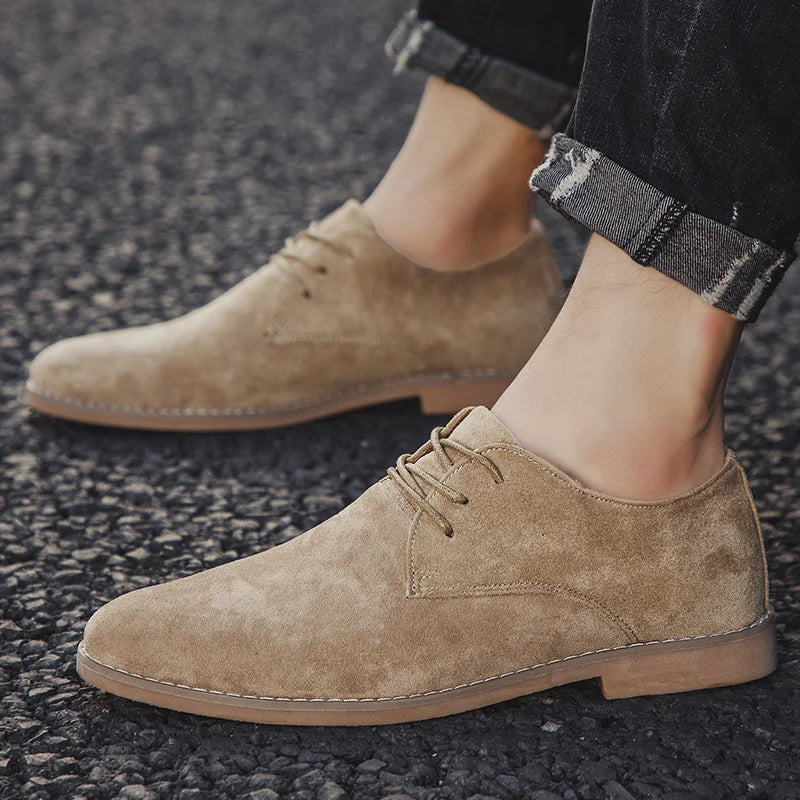 👑 King Derby Suede – Grande Taille Business