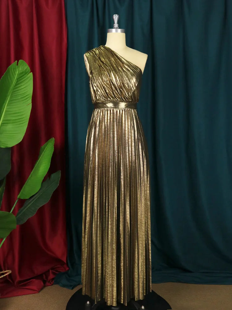 👑 QUEEN SILHOUETTE — ROBE LONGUE ASYMÉTRIQUE DOS NU COUTURE