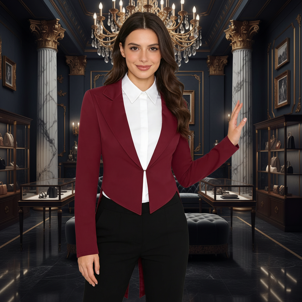 👑 QUEEN TUXEDO — BLAZER QUEUE-DE-PIE SIGNATURE