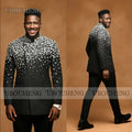 👑 KING CRYSTAL TUXEDO — SMOKING 2 PIÈCES COUTURE ÉCLAT SIGNATURE