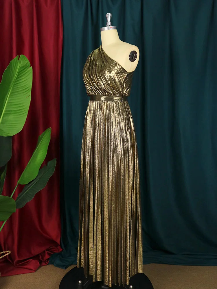 👑 QUEEN SILHOUETTE — ROBE LONGUE ASYMÉTRIQUE DOS NU COUTURE