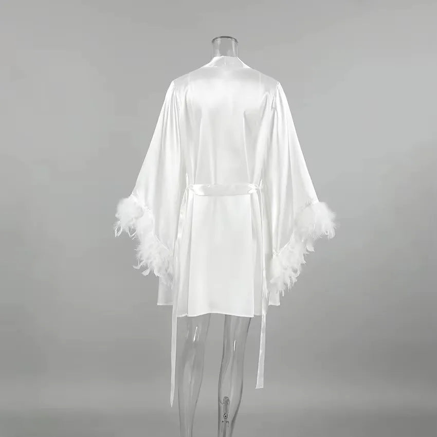 👑 QUEEN KIMONO PLUMES — NUIT SIGNATURE RUNWAY EDITION