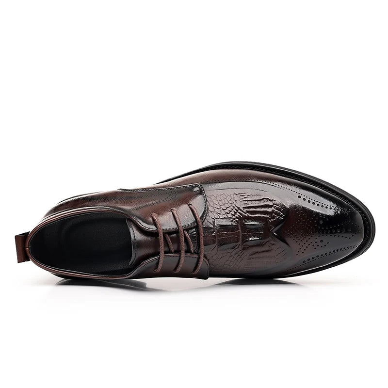👑 King Derby Verni – Chaussure Banquet Prestige