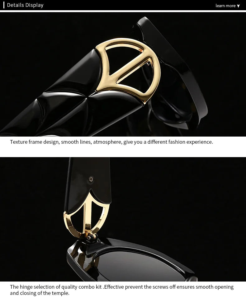 👑 ROYAL ACCESSORIES — LUXURY DETAILS LUNETTES SOLEIL SIGNATURE — STYLE VINTAGE UNISEXE
