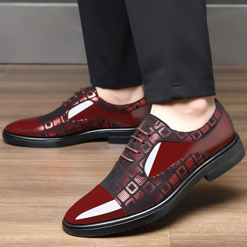 👑 Royal Business PU – Chaussure Costume Formelle