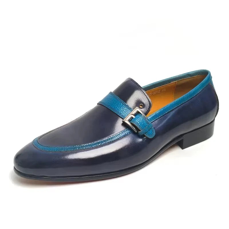 👑 King Loafer Boucle Bleue – Casual Luxe
