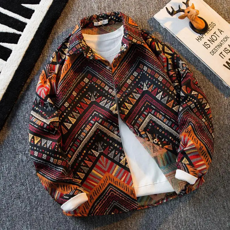 👑 KING HERITAGE SHIRT — ESSENCE ETHNIQUE EDITION
