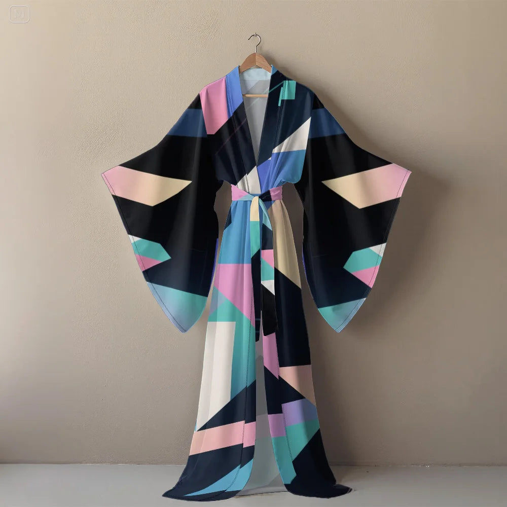 👑 Queen Kimono Boho – Robe Vacances Luxe