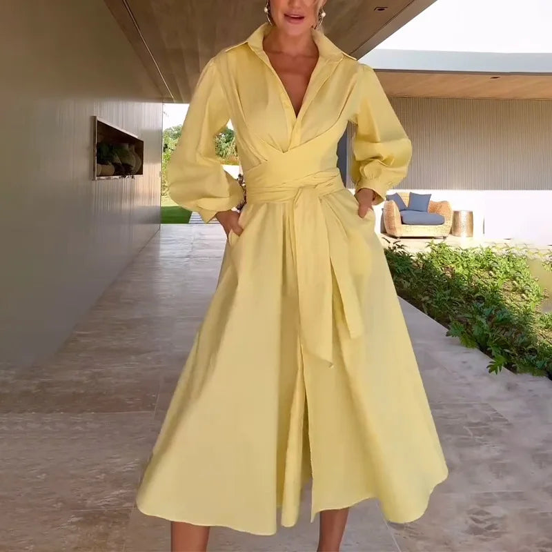 👑 Queen Robe Chemise – Éclat Soleil | Runway Edition