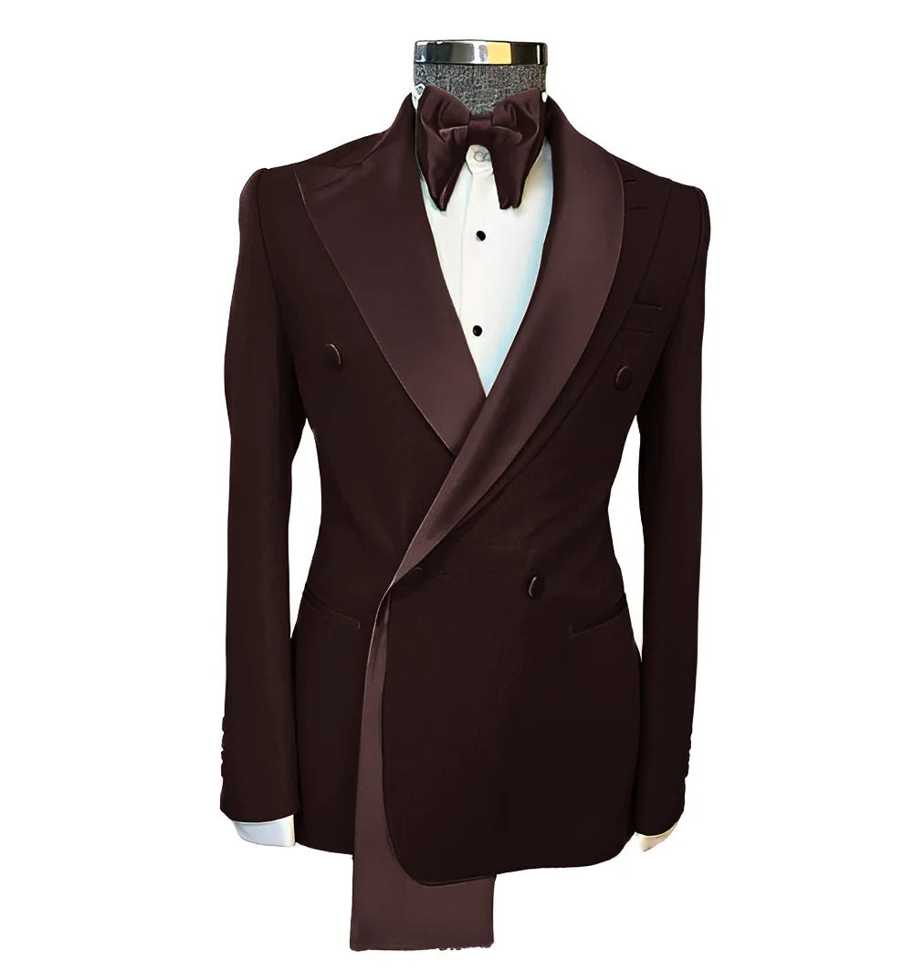 👑 KING PEAK LAPEL BLAZER — VESTE MARIAGE REVERS EN POINTE SUR MESURE