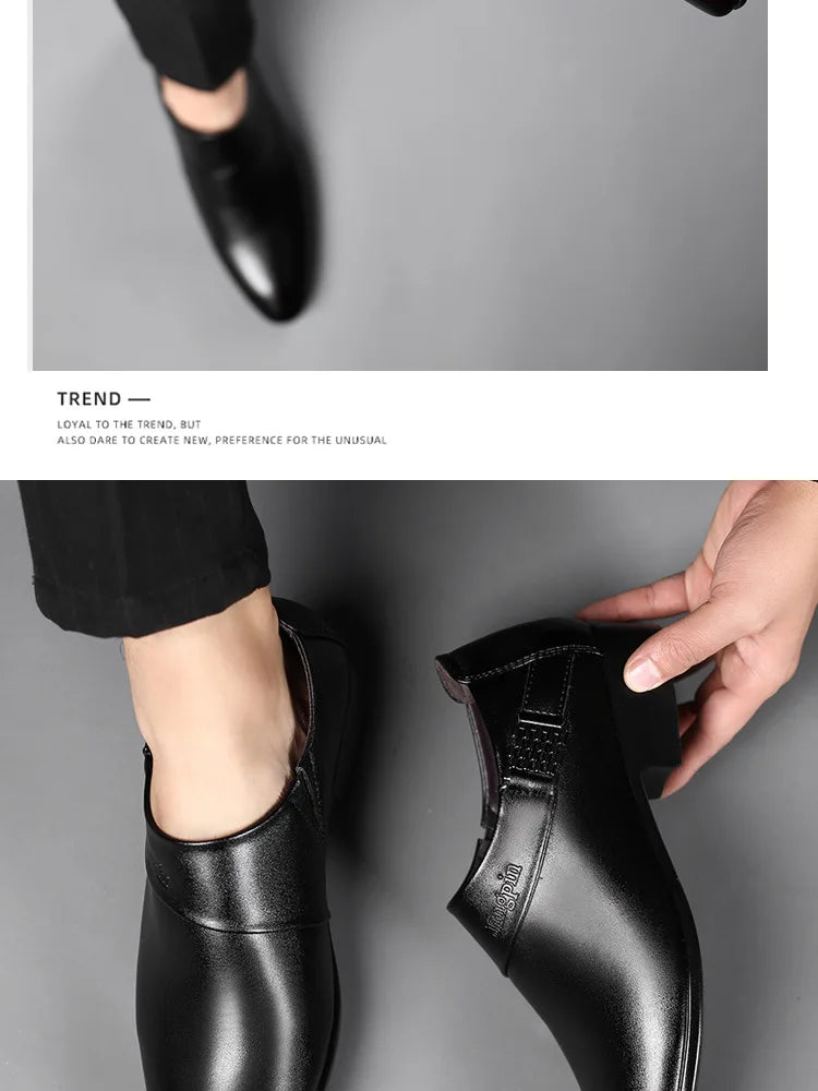👑 Royal Slip-On Cuir – Oxford Business Grande Taille