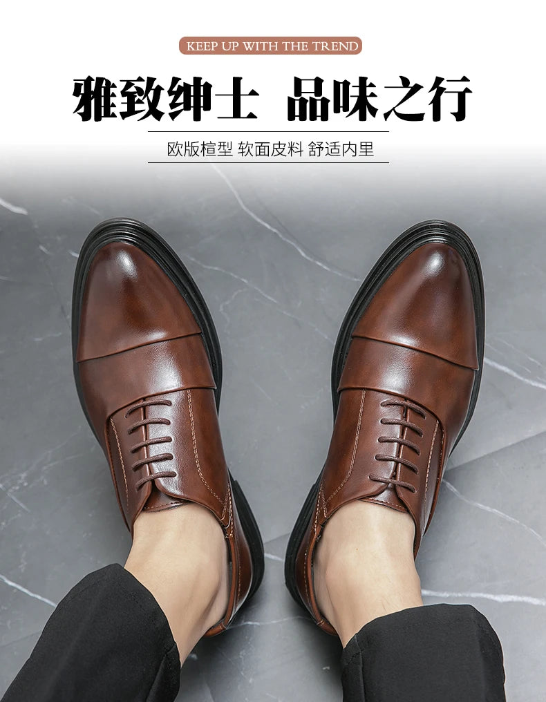 👑 King Cuir Quotidien – Derby Business Confort