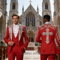 👑 KING CRYSTAL CEREMONY SUIT — COSTUME HOMME LUXE ORNÉ DE CRISTAUX SIGNATURE