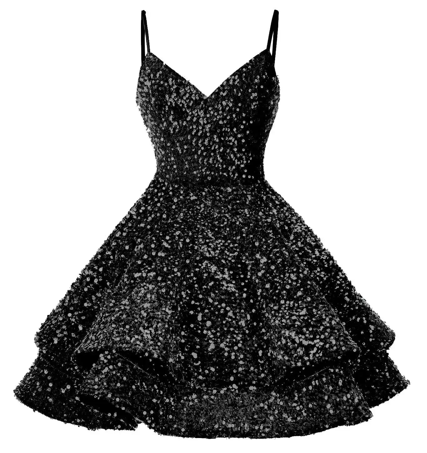 👑 QUEEN SEQUINS COL V — ROBE PROM SIGNATURE RUNWAY EDITION