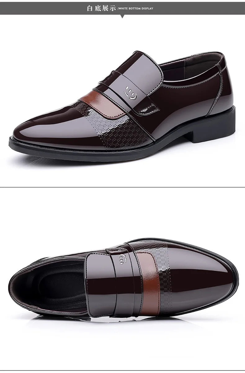 👑 Royal Brogue Retro – Oxford Sculpté Gentleman