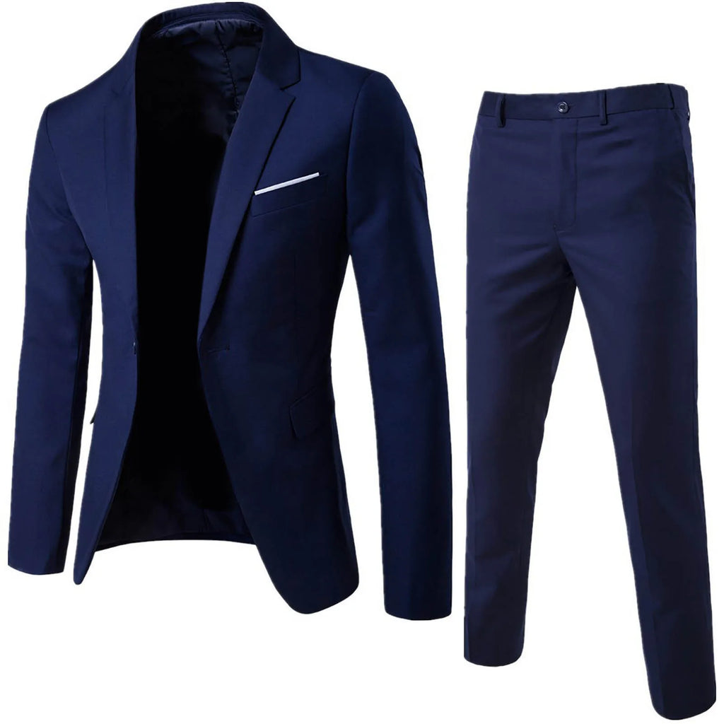 👑 KING SLIM SUIT — COSTUME 2 PIÈCES HOMME SLIM BUSINESS