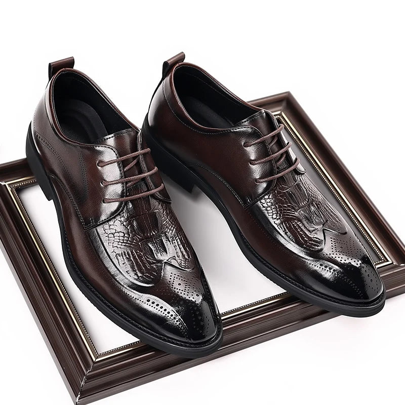 👑 King Derby Verni – Chaussure Banquet Prestige