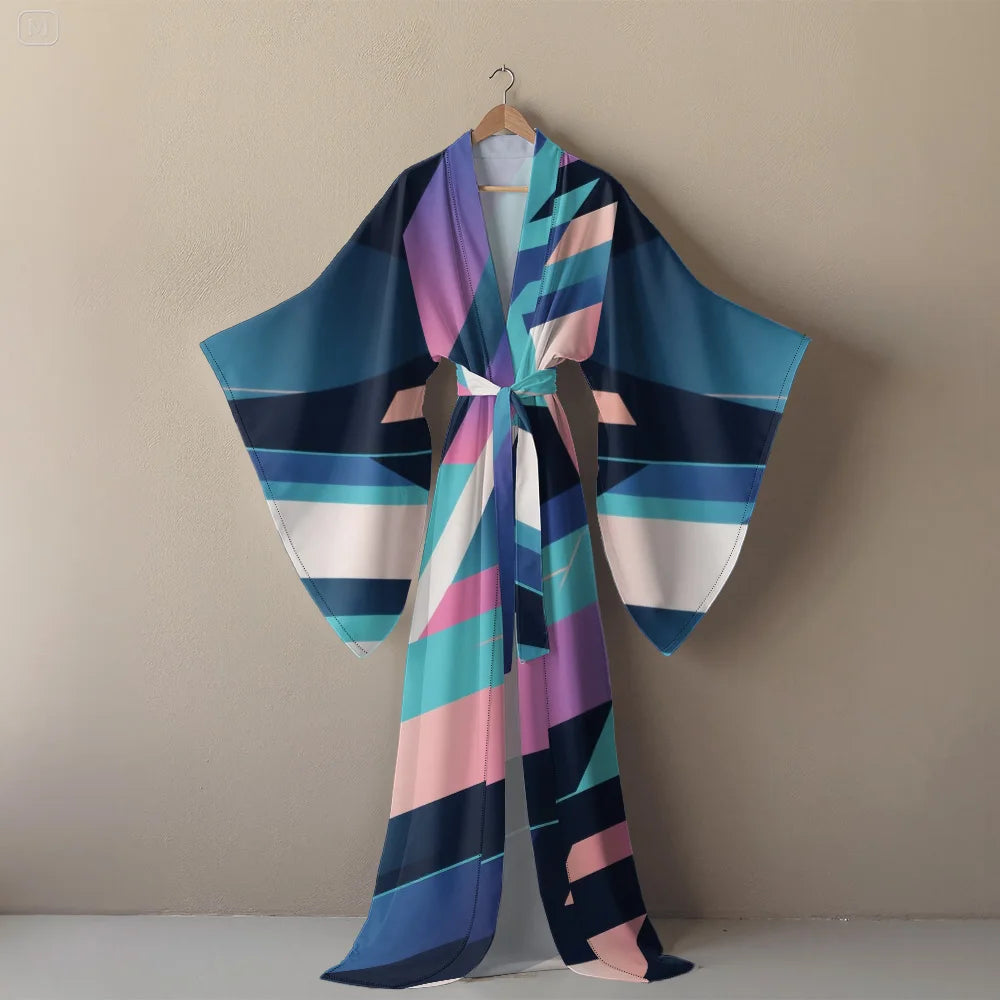 👑 Queen Kimono Boho – Robe Vacances Luxe