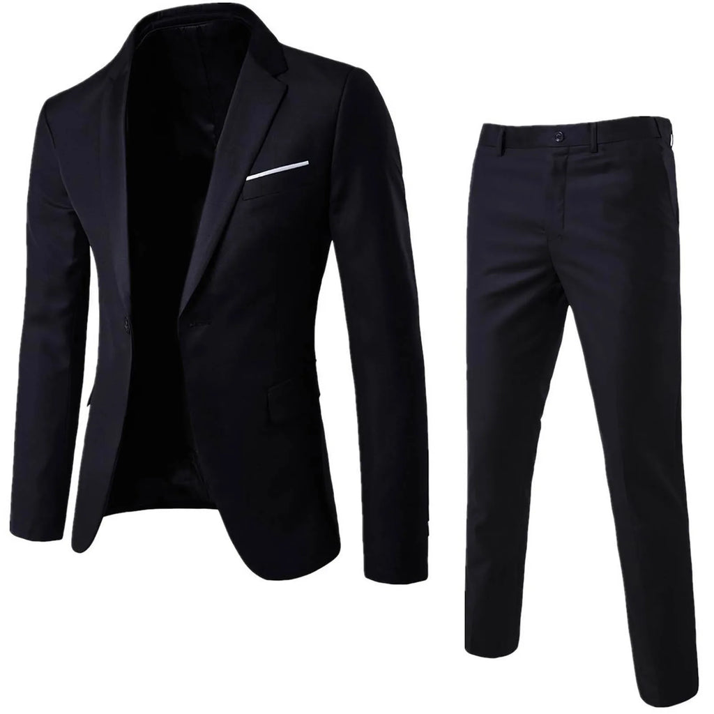 👑 KING SLIM SUIT — COSTUME 2 PIÈCES HOMME SLIM BUSINESS
