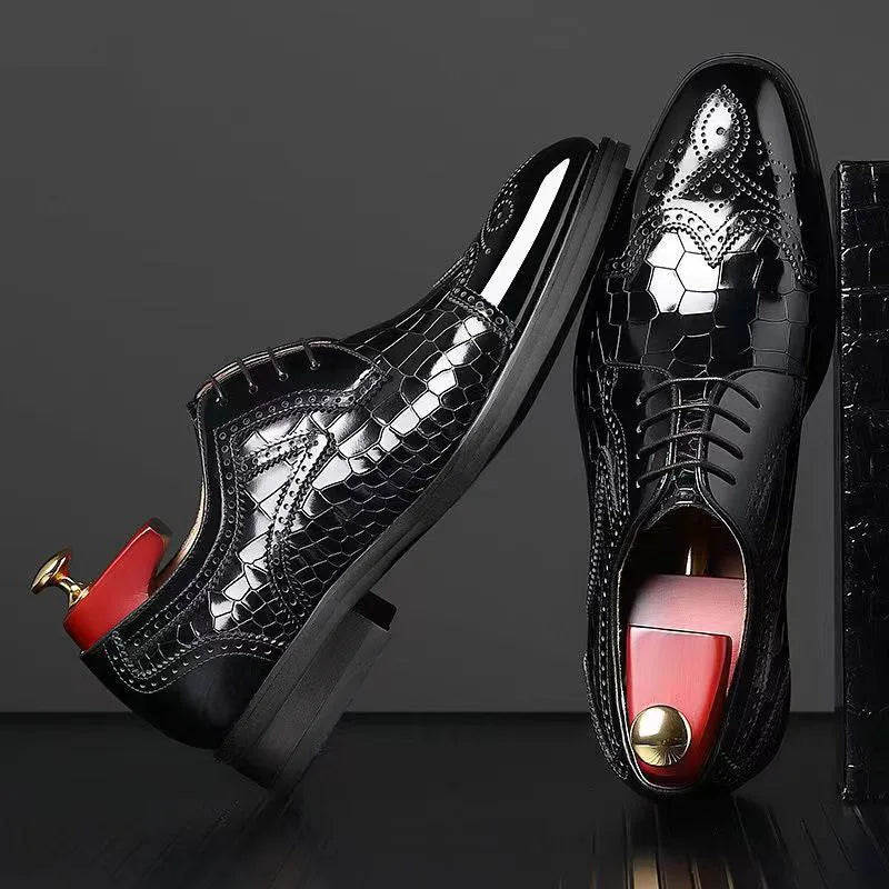 👑 Royal Oxford Gentleman – Cuir Pointé 2026