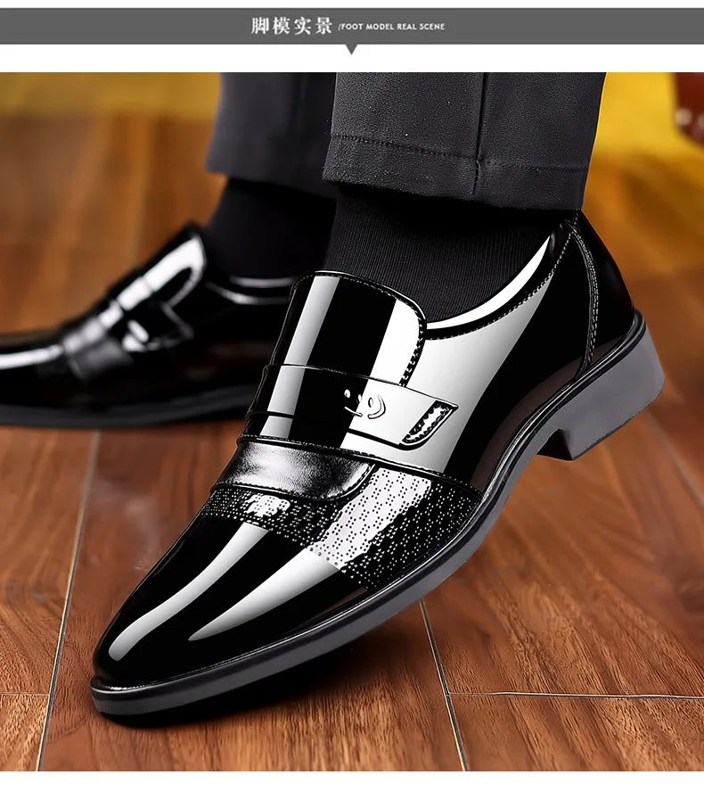 👑 Royal Brogue Retro – Oxford Sculpté Gentleman