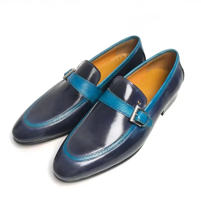 👑 King Loafer Boucle Bleue – Casual Luxe