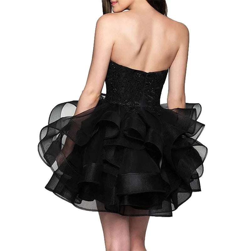 👑 QUEEN RUFFLE — MINI ROBE VOLANTS SIGNATURE