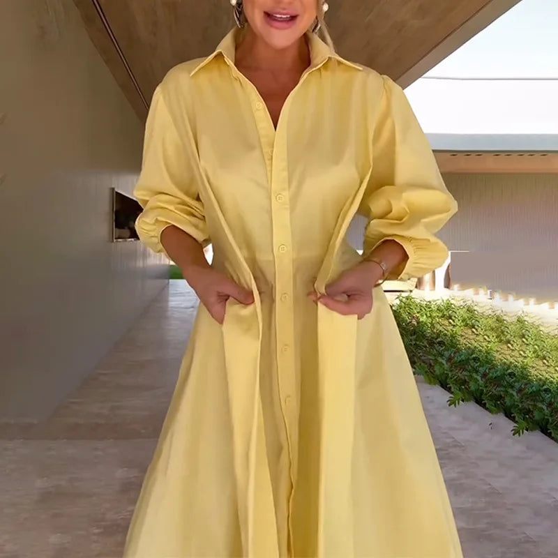 👑 Queen Robe Chemise – Éclat Soleil | Runway Edition