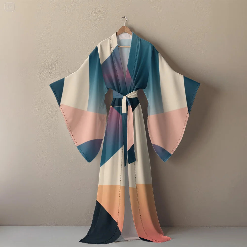 👑 Queen Kimono Boho – Robe Vacances Luxe