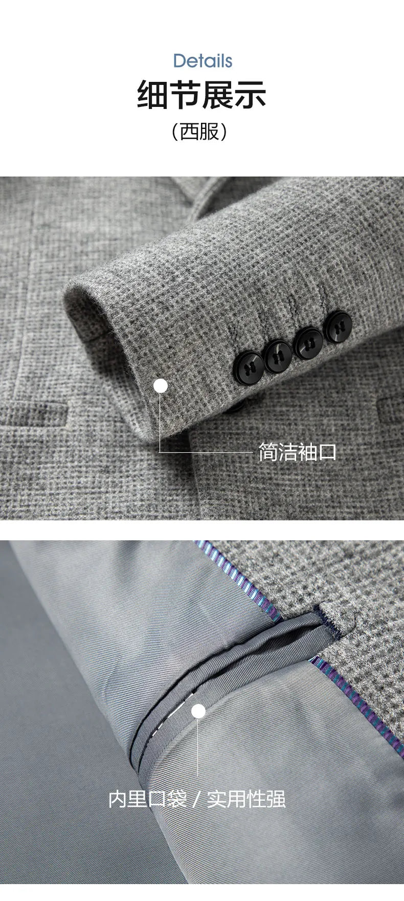 👑 KING TAILORED BLAZER — VESTE HOMME ÉLÉGANTE COUPE AJUSTÉE