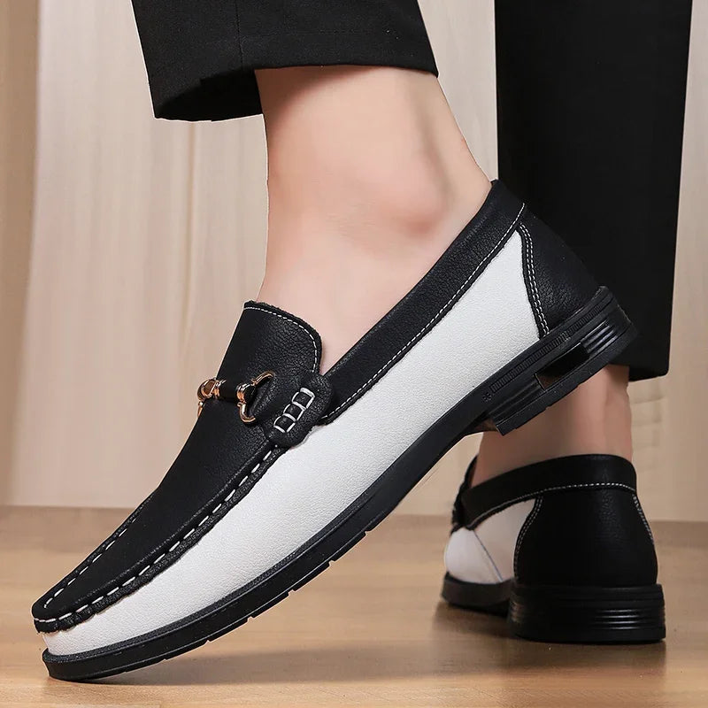 👑 King Loafer Boucle – Mocassin Cuir Premium