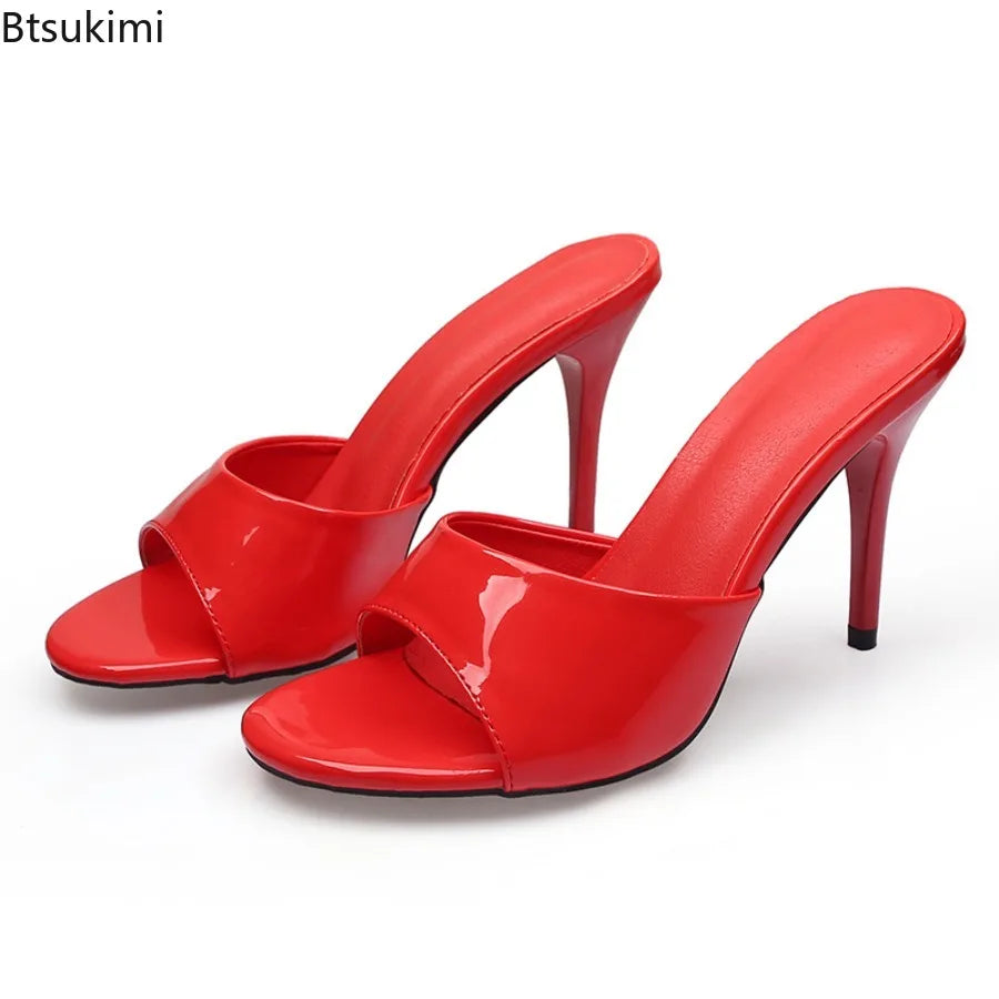 👑 ROYAL MULES — TALONS FINS LACQUÉES