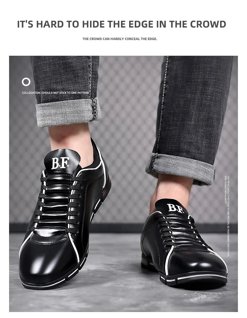 👑 King British Cuir – Loafer Casual Plat