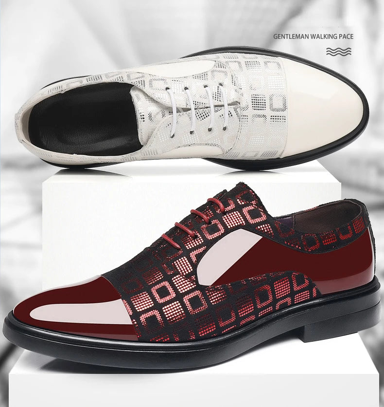 👑 Royal Business PU – Chaussure Costume Formelle