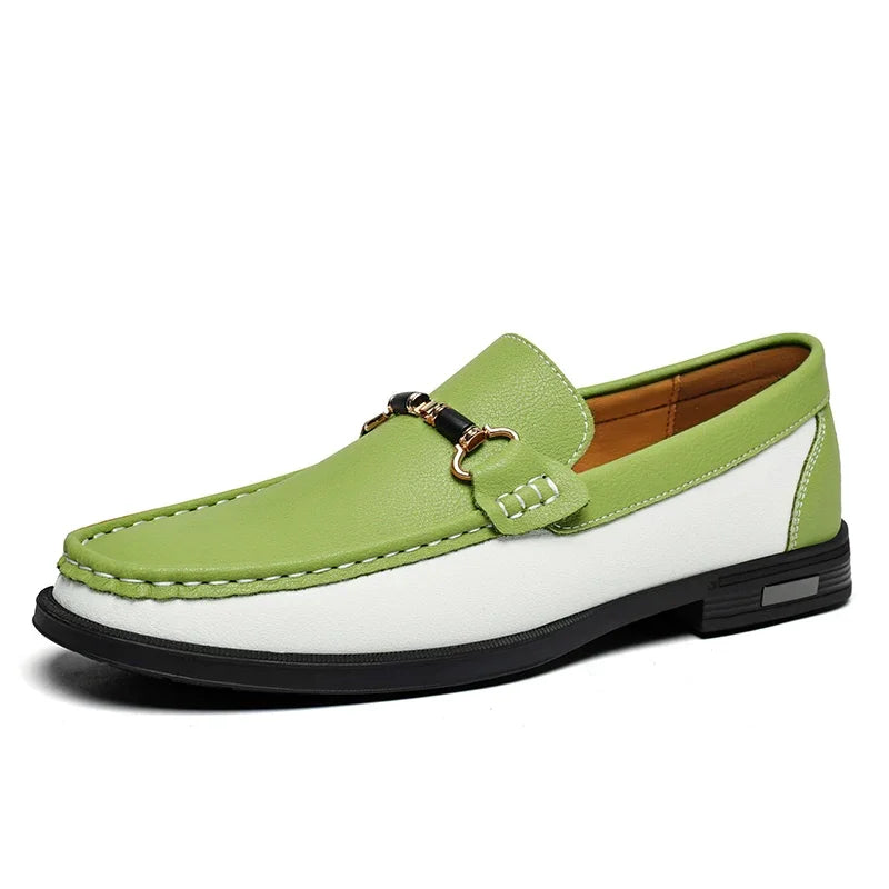 👑 King Loafer Boucle – Mocassin Cuir Premium