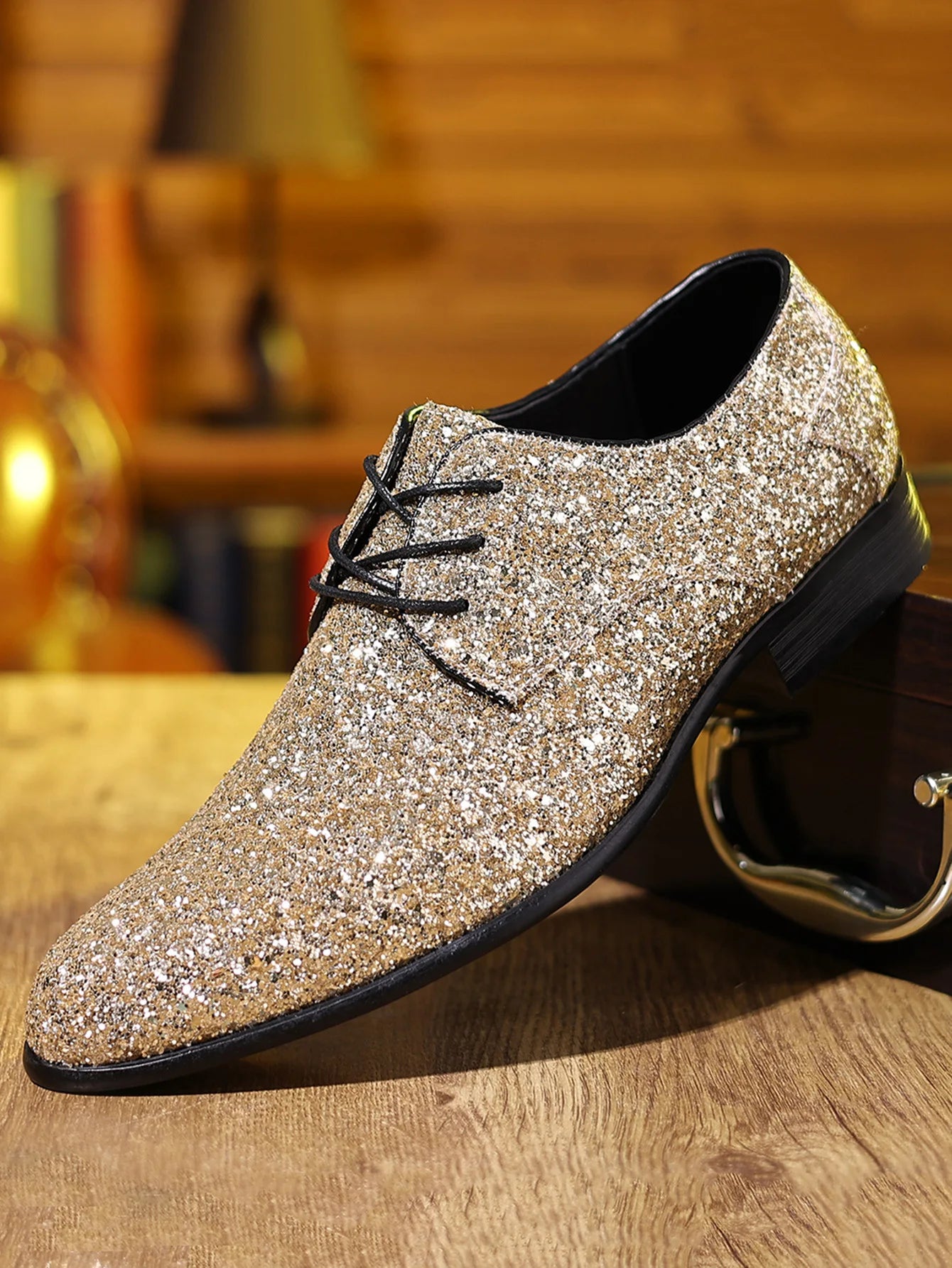 👑 Royal Sequins Or & Argent – Oxford Mariage