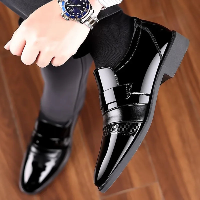 👑 Royal Brogue Retro – Oxford Sculpté Gentleman