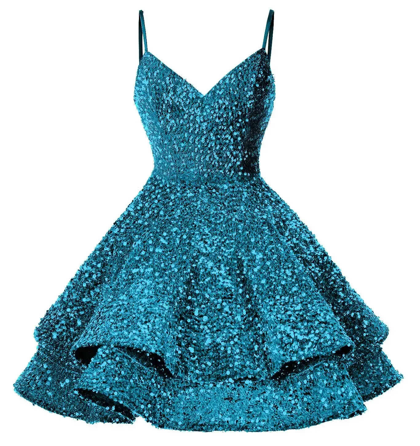 👑 QUEEN SEQUINS COL V — ROBE PROM SIGNATURE RUNWAY EDITION