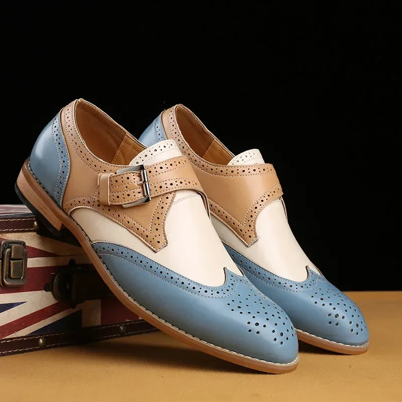 👑 Royal Oxford Brogue – Cuir Signature 2026