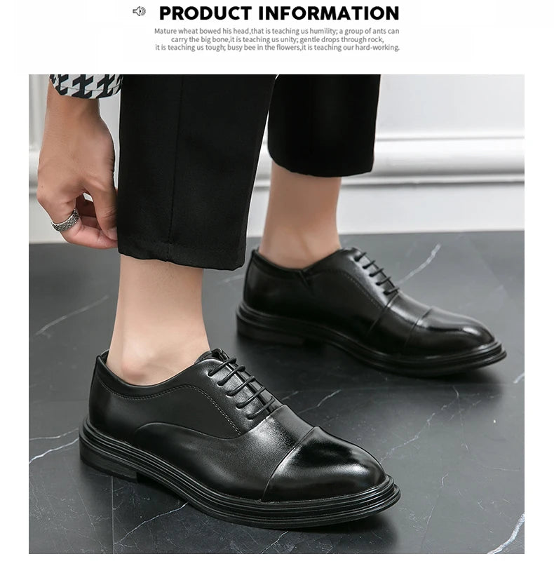 👑 King Cuir Quotidien – Derby Business Confort